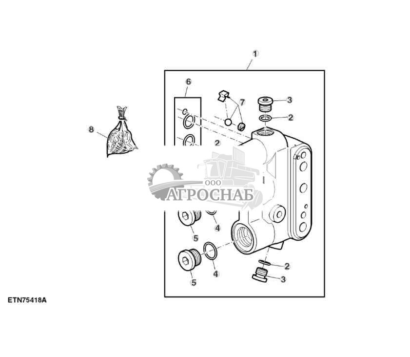 Клапан перегрузки, позиция IV 
